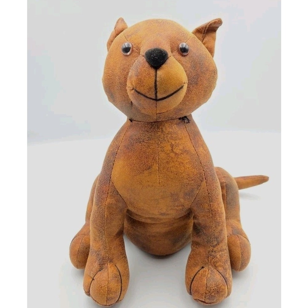 CAT Ottoman, Dog Mannequin,Weighted Door Stop , Pet Boutique Display 12" EUC